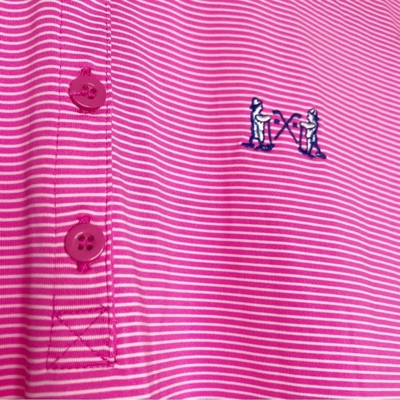 EP NY Golf Fine Stripe Polo Short Sleeve Top NWT M - Picture 3 of 8